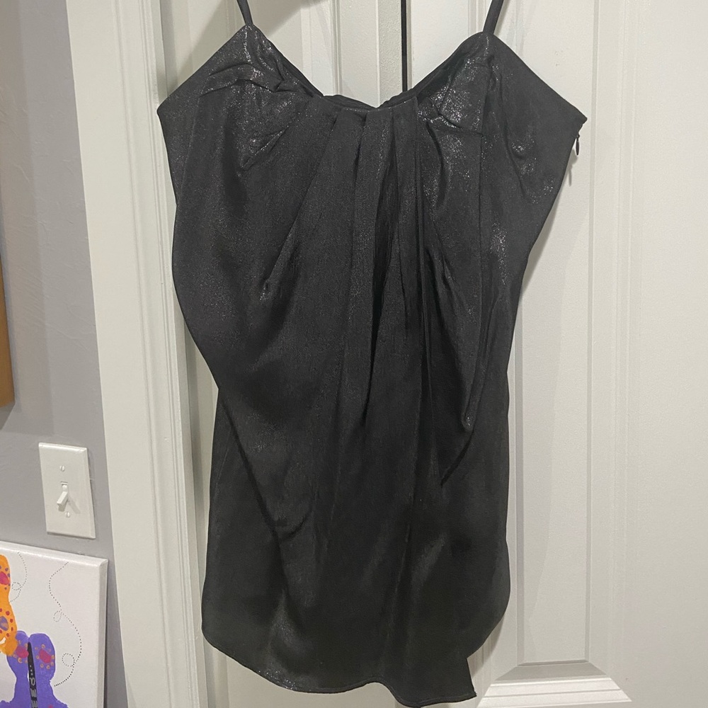 Laundry by Design Metallic Drape Top